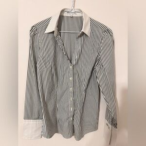 Express Monochrome Striped Shirt